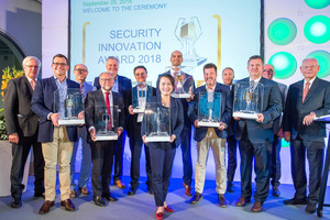  Die Gewinner des Security Innovation Award 2018. 
