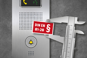 Behnke hat ein Aufzugnotruftelefon entwickelt, das eine normkonforme Umrüstung ermöglicht.  