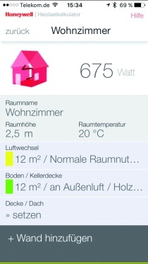 Screenshot der App-Darstellung auf dem iPhone.