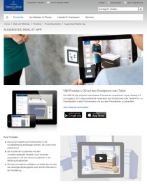 Augmented Reality App von Villeroy & Boch