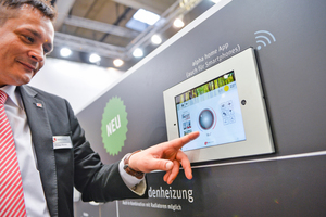  Tablet-App zur Steuerung der Heizung per „Smart Home“ bei Alpha Innotec / AIT-Deutschland 