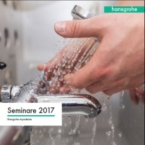 In einer Brosch?re sind die Seminare von Hansgrohe f?r das Jahr 2017 zusammengefasst.