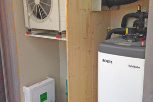  Solar Decathlon Europe 2014 Im Projekt „Rhome for DenCity“ kam eine Rotex-Luft-/Wasser-Wärmepumpe „HPSU Bi-Bloc“ mit einem 300-l-Warmwasserspeicher Rotex-„HybridCube“ zum Einsatz. 