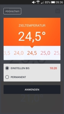 Die evohome-App 2.1 bietet die M?glichkeit, bis zu zw?lf R?ume zu steuern.