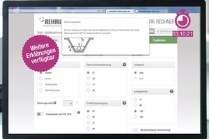  Rohrstatik-Rechner als Online-Service von Rehau 