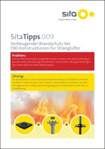 "SitaTipp 09" zum Vorbeugenden Brandschutz