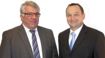 Volker Eckmann (v.l.n.r.) und Steffen Wintergerst, Gesch?ftsf?hrer der GIF ActiveVent GmbH